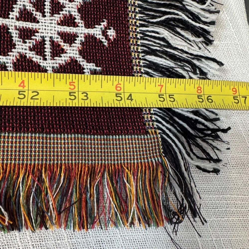 VTG Chatham Tapestry Throw Blanket Snowman Family Let It Snow‎ Christmas Holiday
